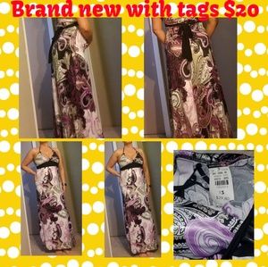 Body Central Purple Long Dress